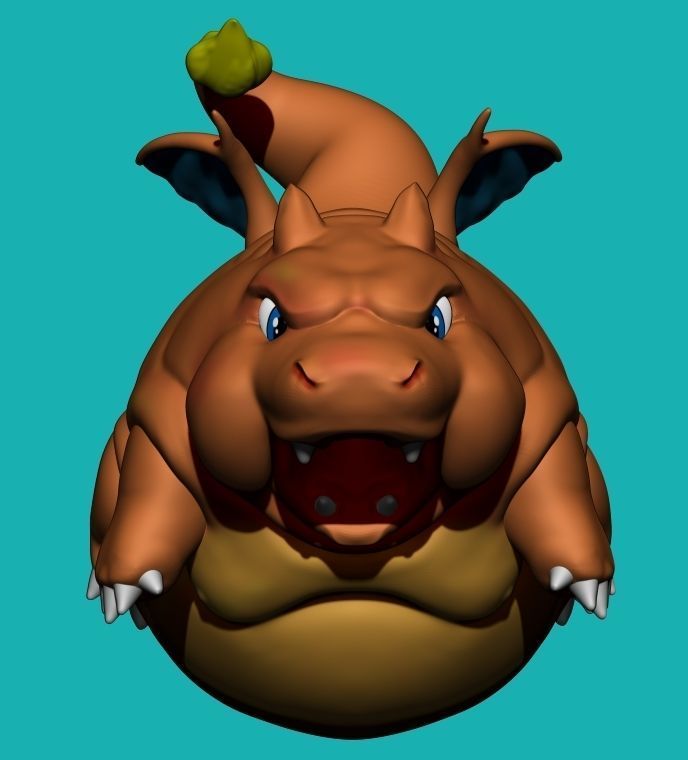 Charizard - Fat Version 3D print model_1