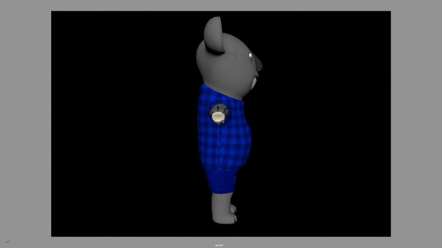 Koala from Crips Low-poly 3D model_3