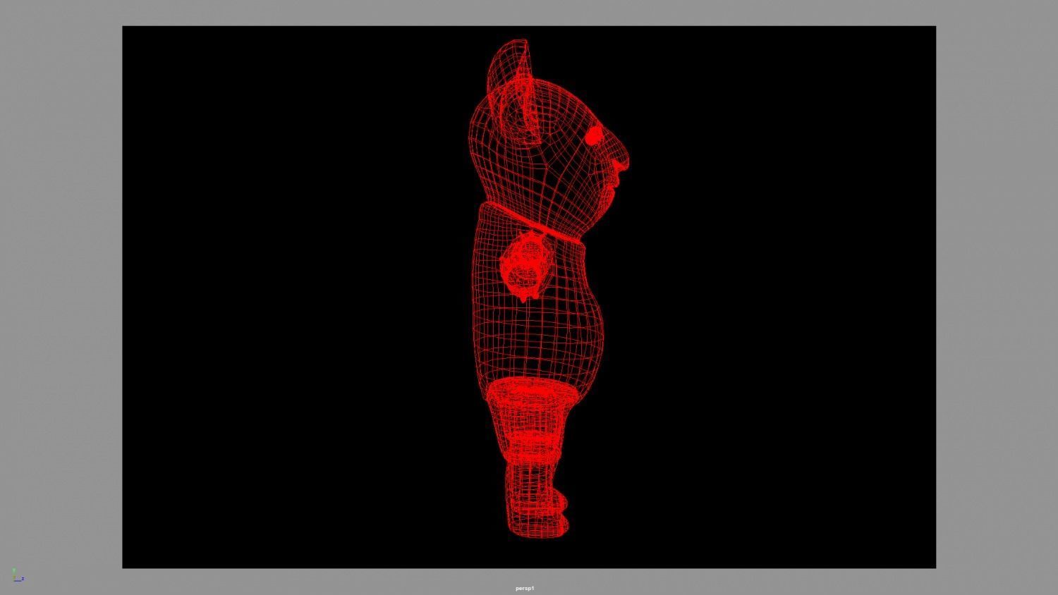 Koala from Crips Low-poly 3D model_7