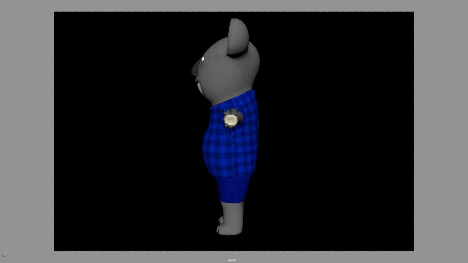 Koala from Crips Low-poly 3D model_1