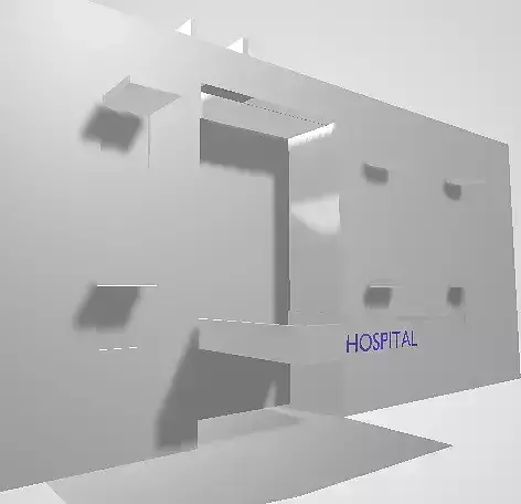 Hospital 3d model