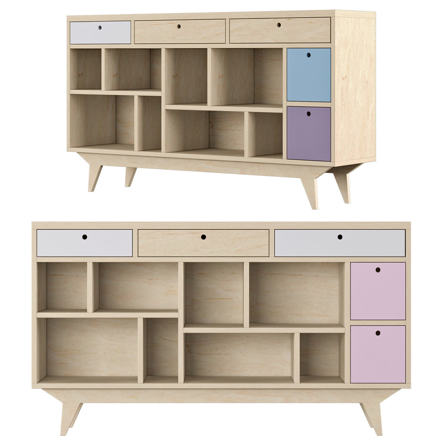 Chest of drawers WoodRepublicPL FUZZLE 3 3D model_1