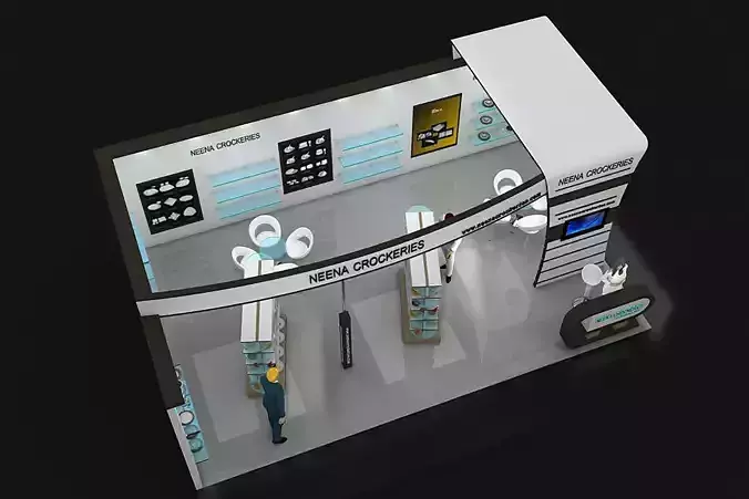 8X5 CROCKERIES STAND BOOTH