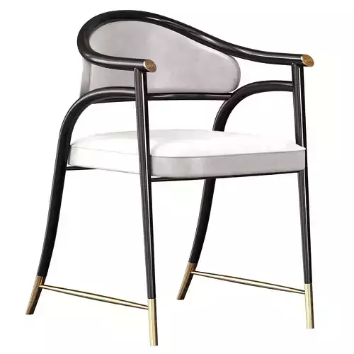 Aleksandra luxury Italian chair 3D model