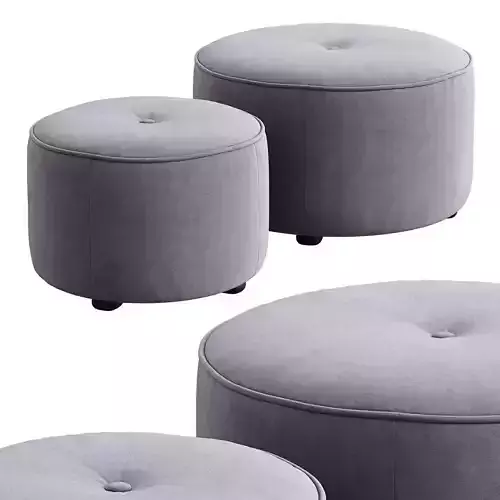Etro Round Ottoman