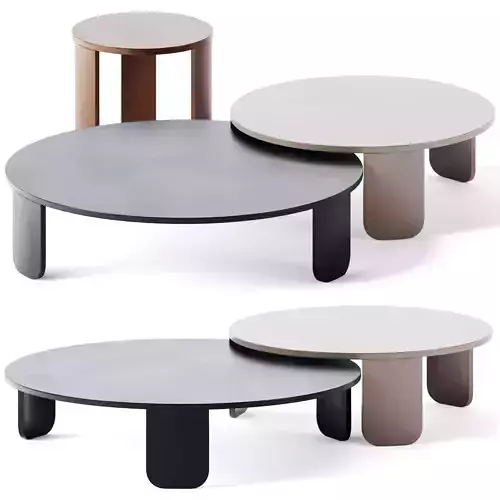 Metal Coffee Table Clemo by Gallotti  Radice