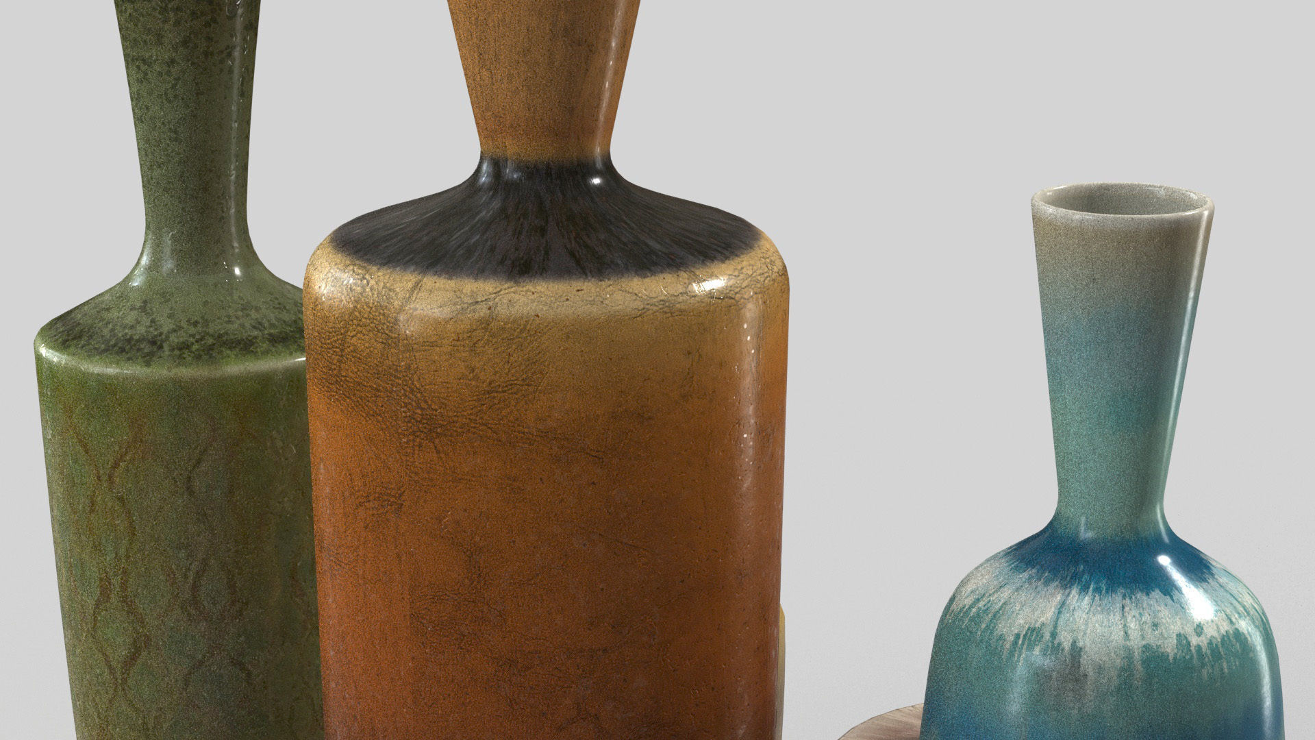 Ceramic Vases collection by Berndt Friberg 3D model_10