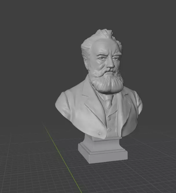 Alexander Graham Bell 3D print model_20