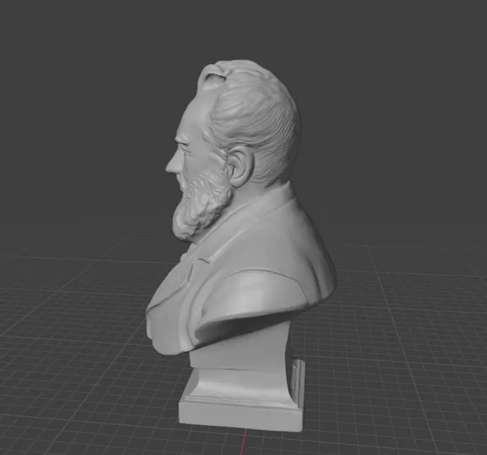 Alexander Graham Bell 3D print model_26