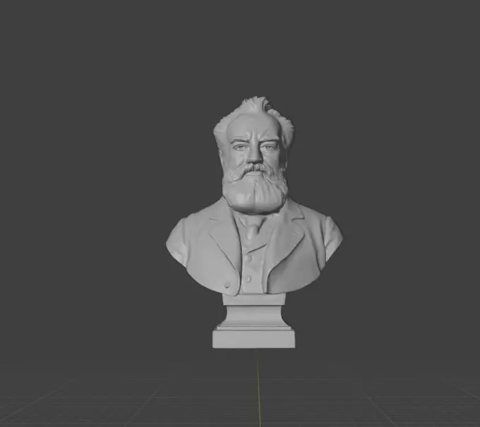 Alexander Graham Bell 3D print model_9