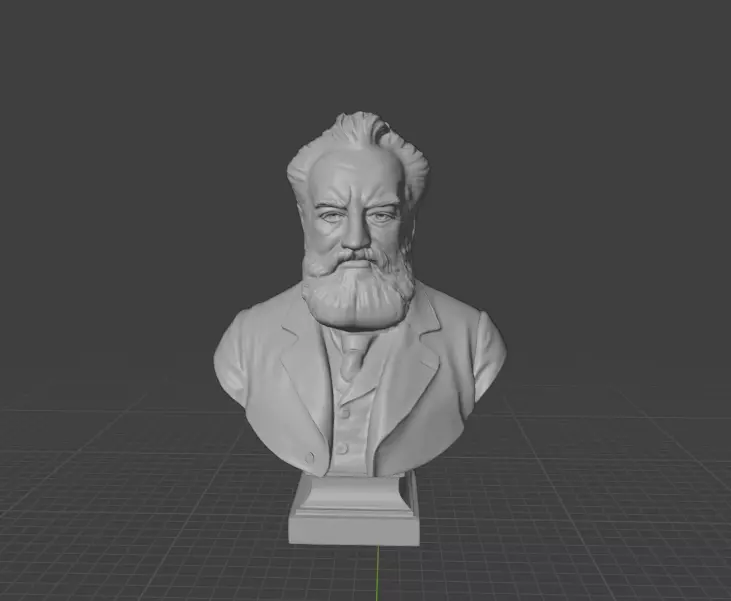 Alexander Graham Bell 3D print model_8