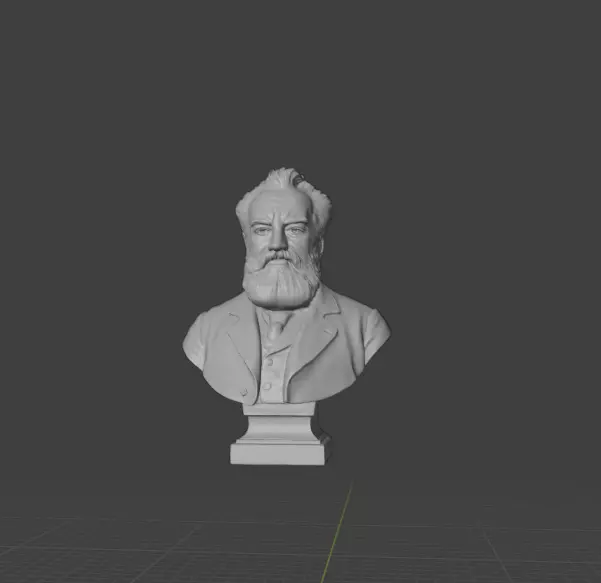 Alexander Graham Bell 3D print model_7