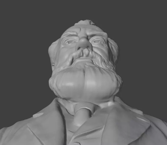 Alexander Graham Bell 3D print model_13