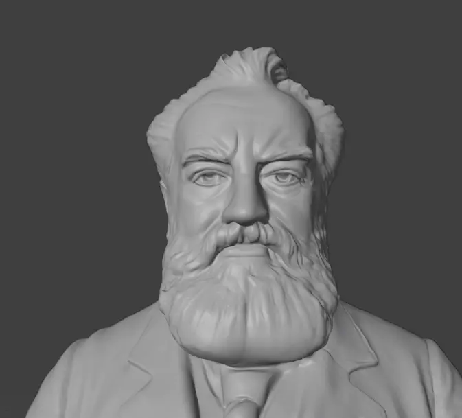 Alexander Graham Bell 3D print model_12