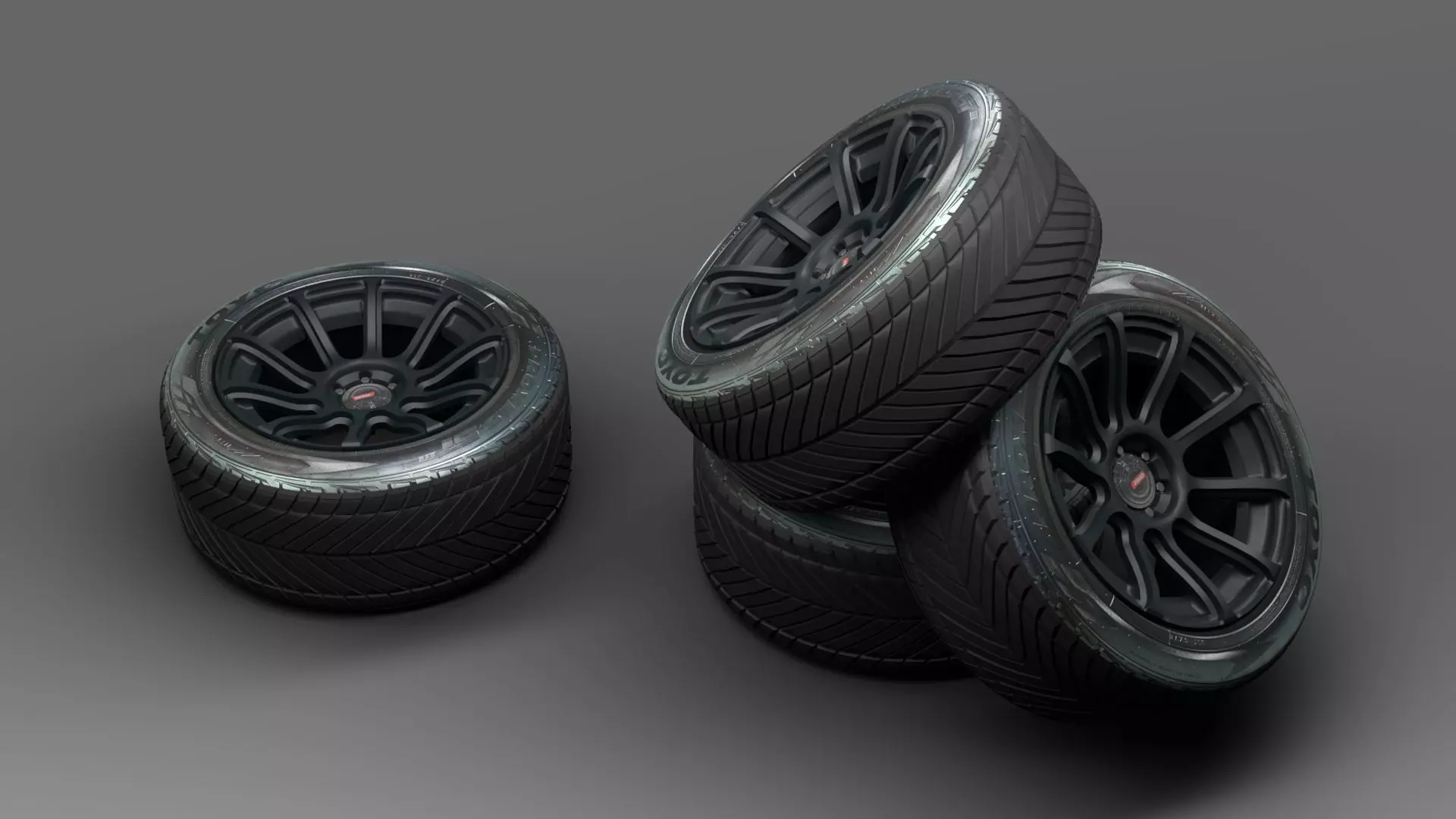 Wheel Rays Gramlights 57Tran X Low-poly 3D model_0