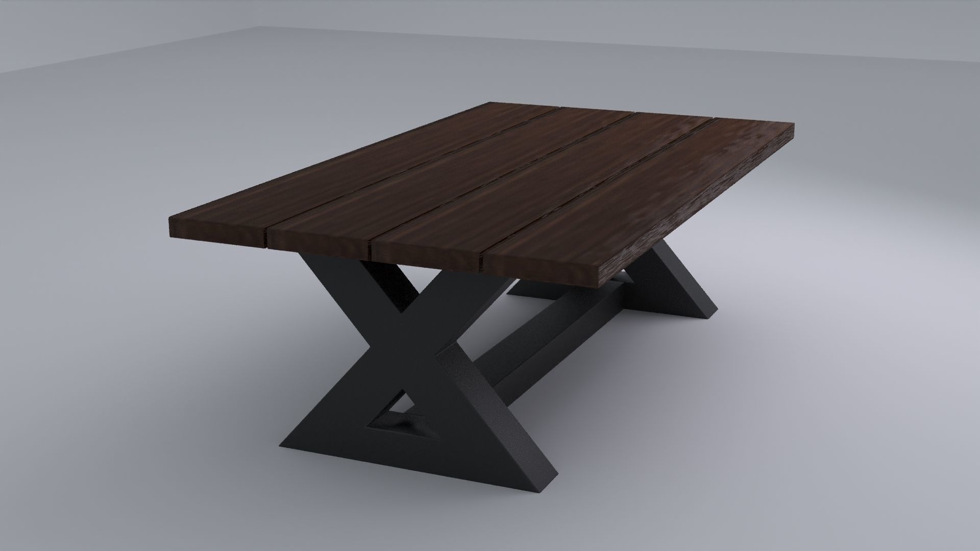 Low Poly DESIGN Table 3D model_4