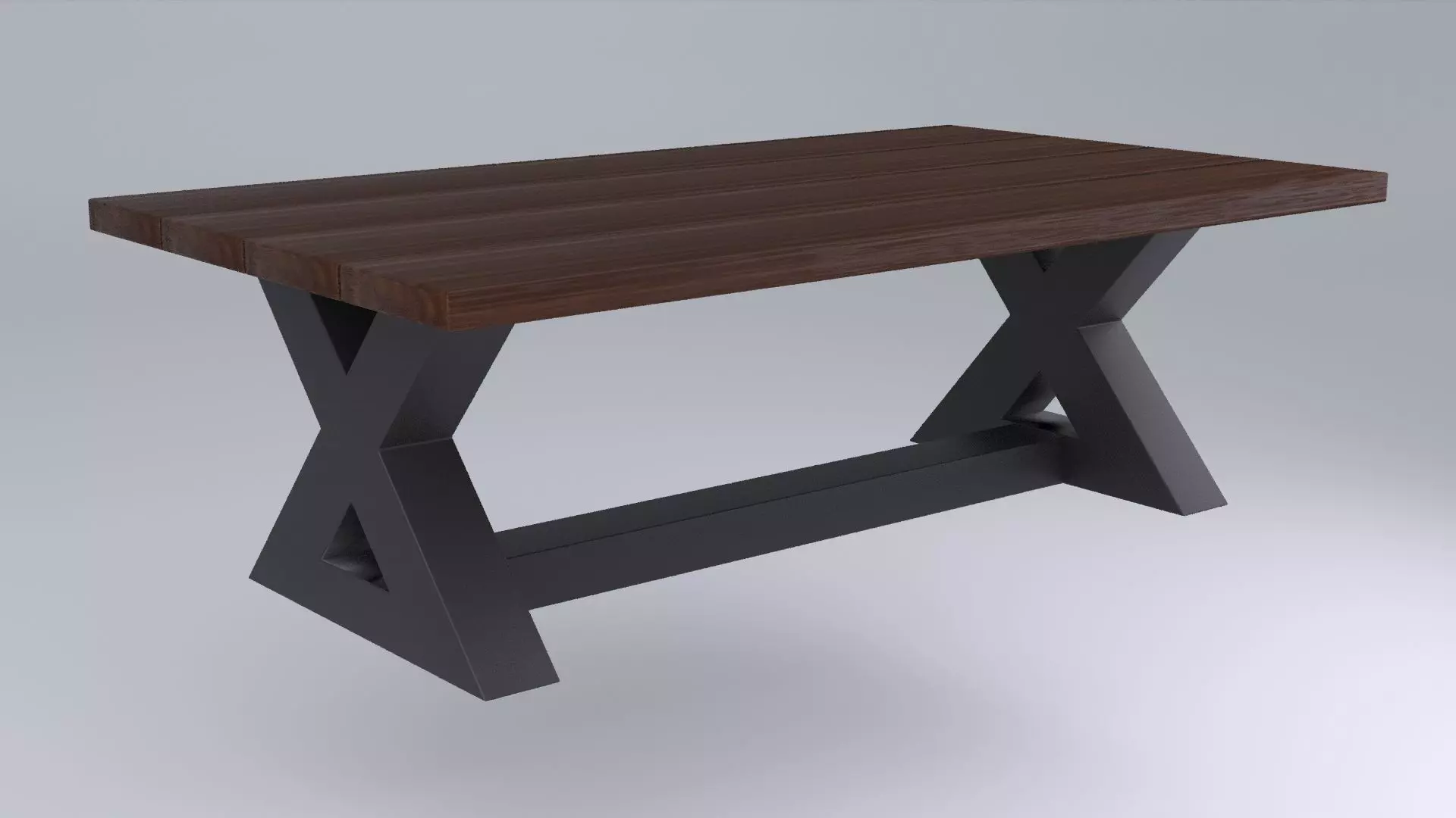 Low Poly DESIGN Table 3D model_0