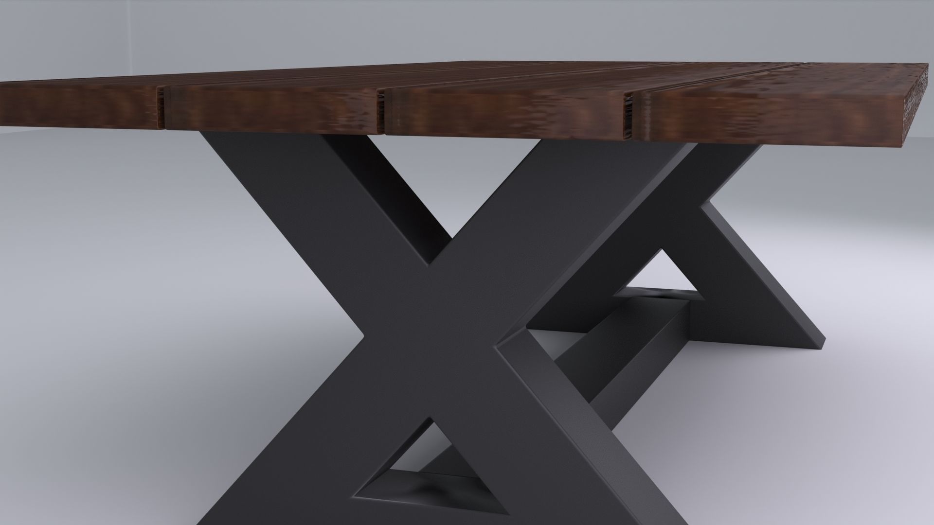 Low Poly DESIGN Table 3D model_1