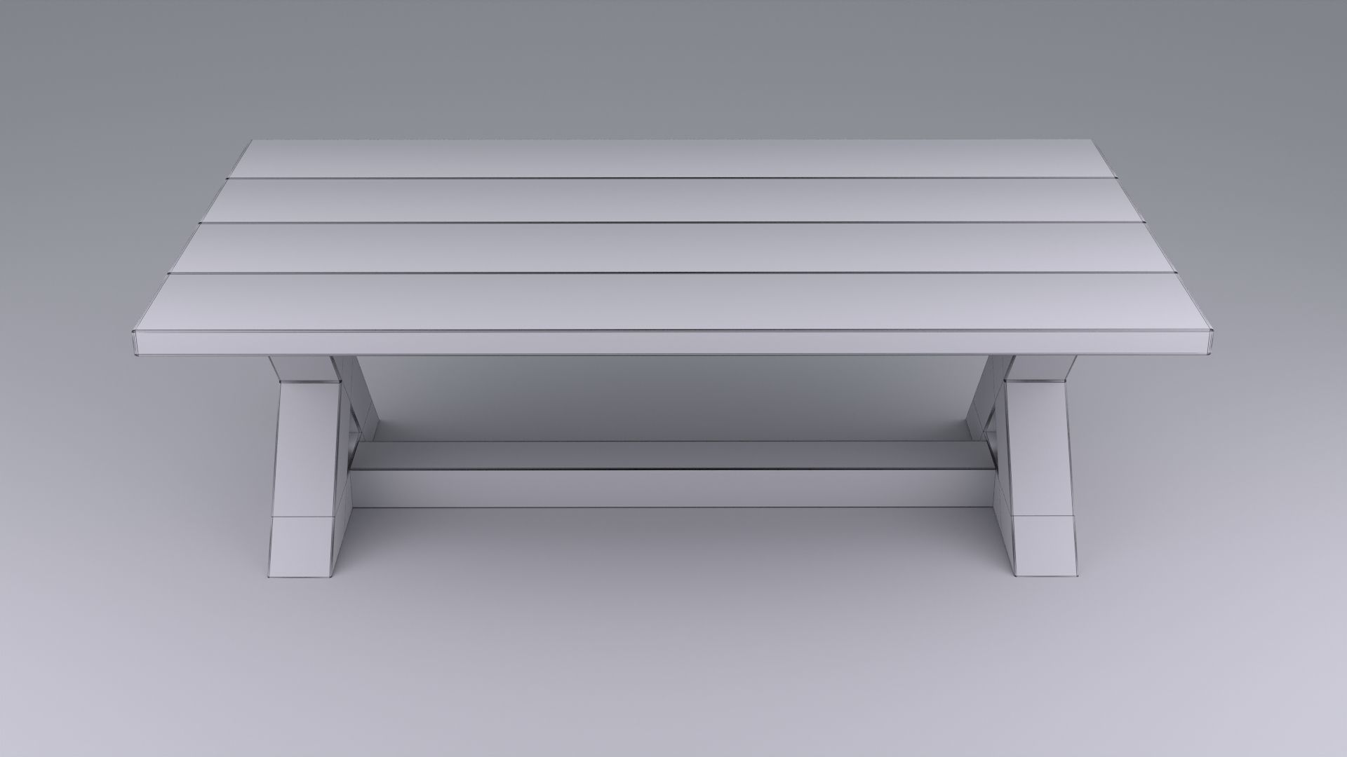 Low Poly DESIGN Table 3D model_7