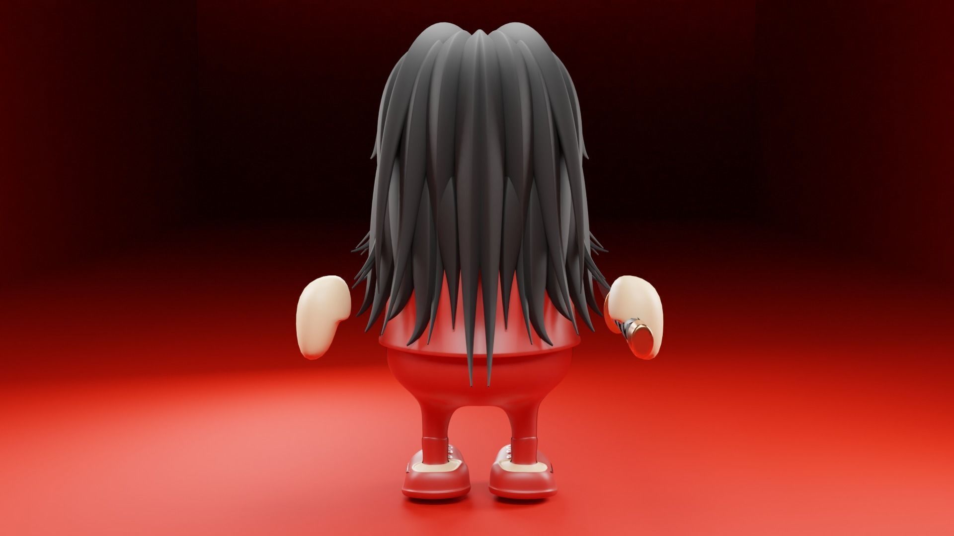 warrior potatoes Low-poly 3D model_3