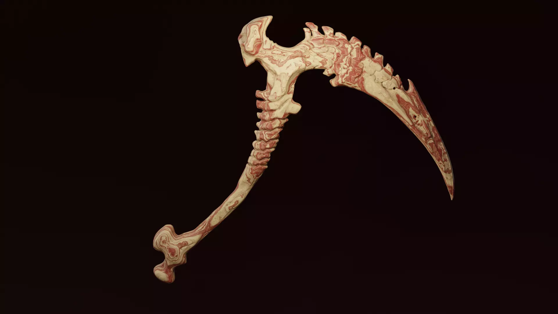 Bone Harvester Sickle 3D print model
