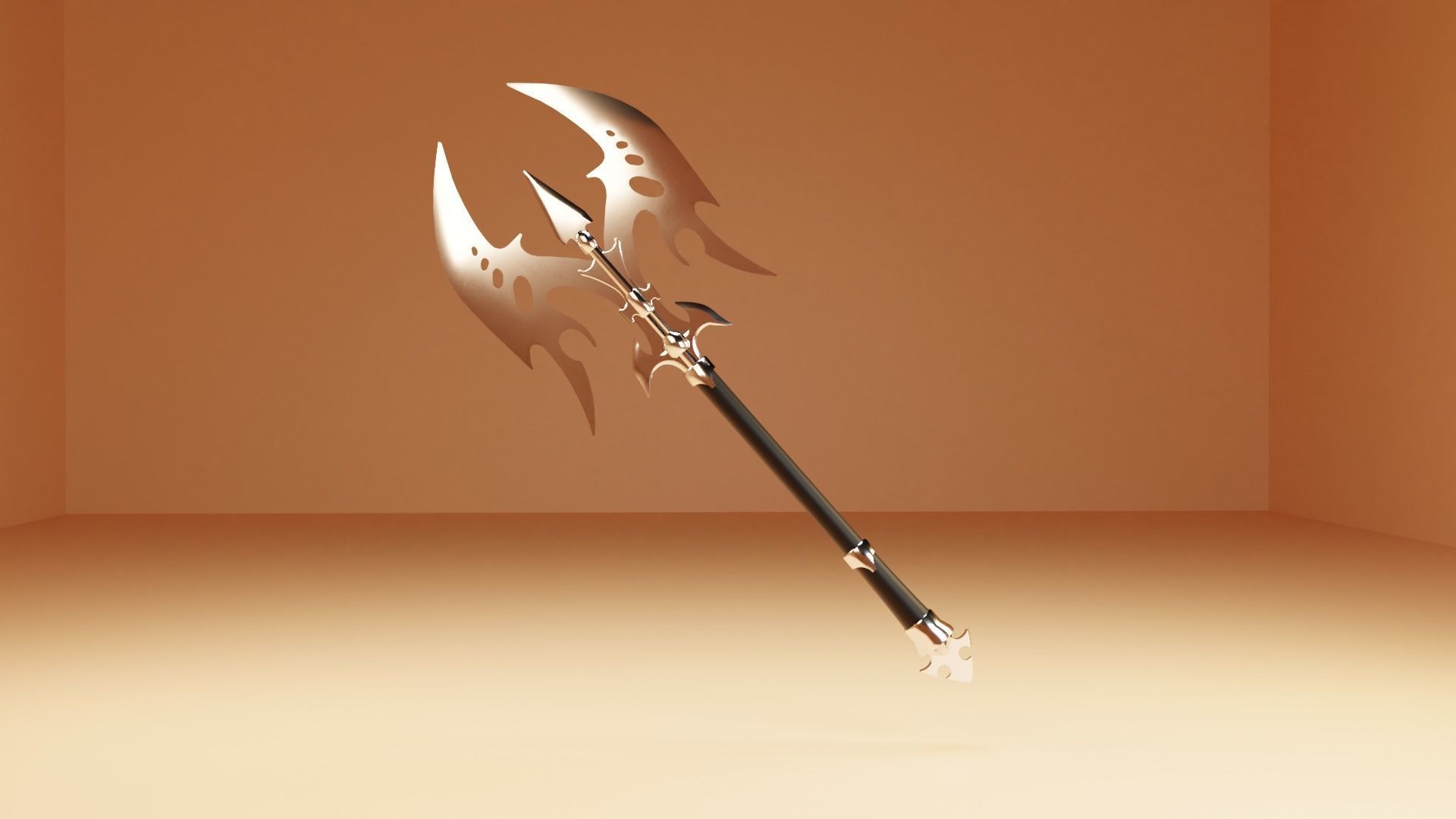 warrior potatoes Low-poly 3D model_5