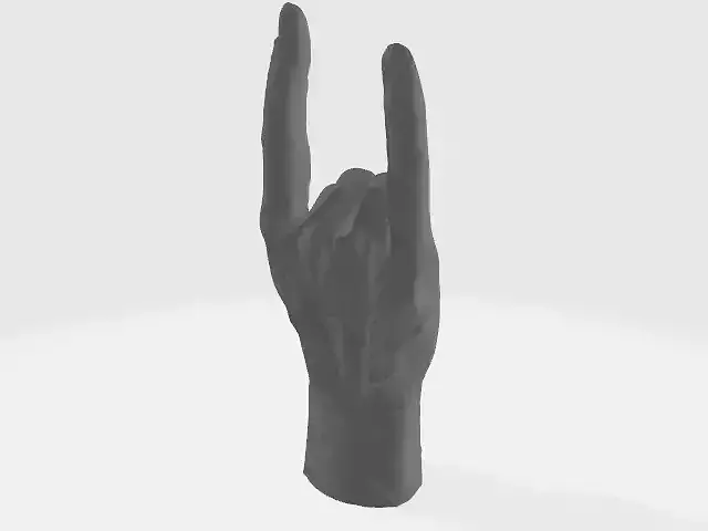 Hand Gesture 3D print model