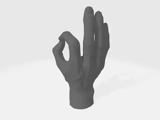 Hand Gesture 3D print model