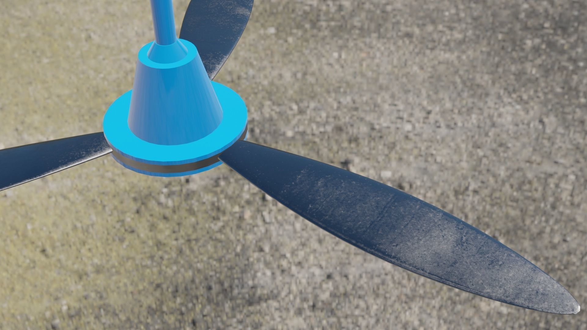 Ceiling Fan Free 3D model_3