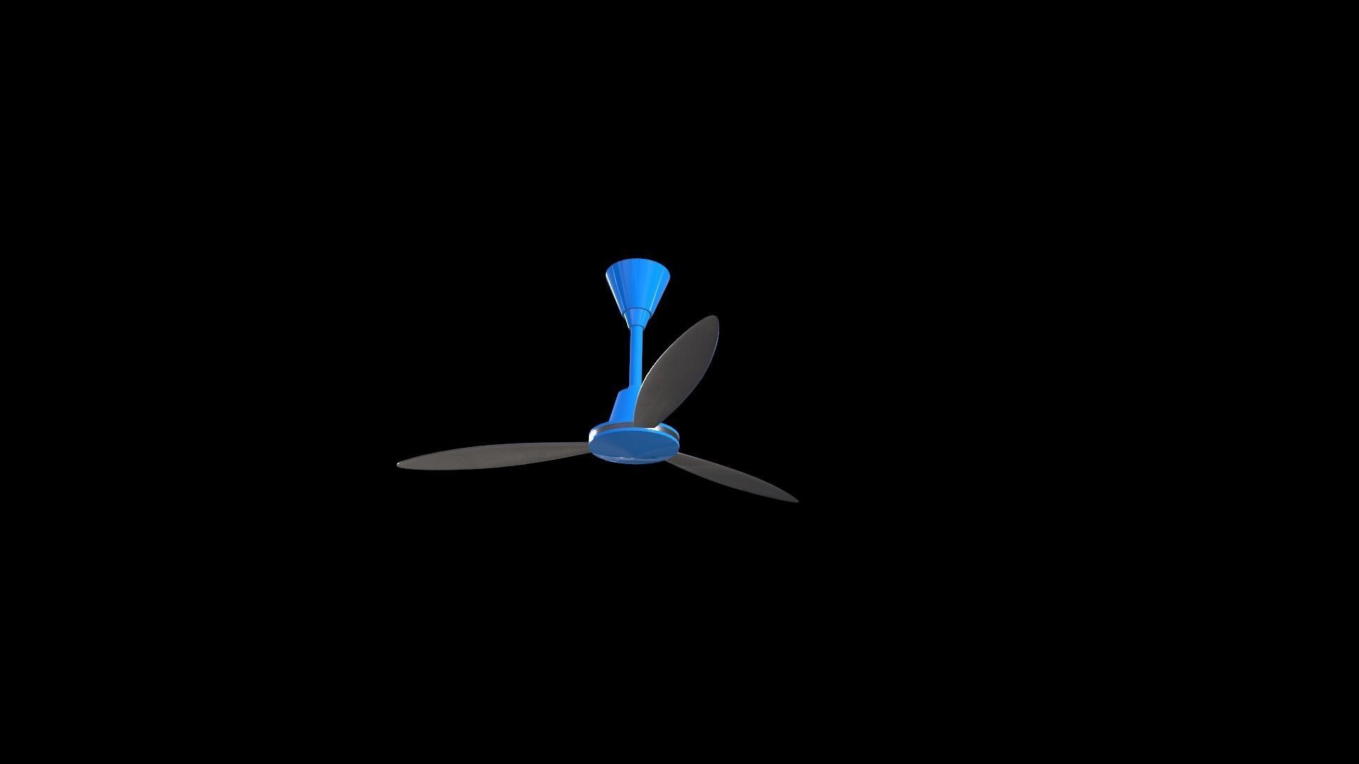 Ceiling Fan Free 3D model_7