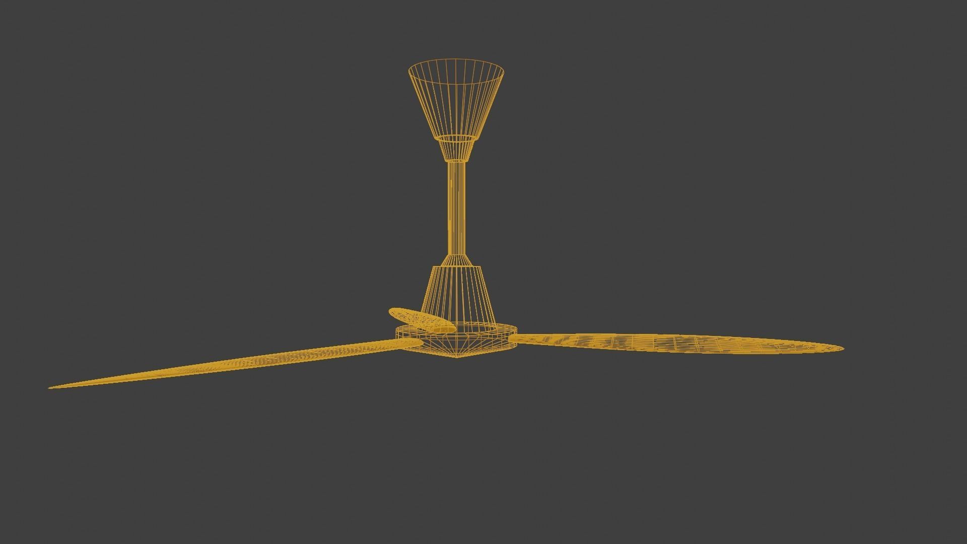 Ceiling Fan Free 3D model_10