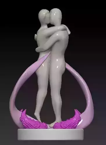 A LOVING COUPLE 3D print model