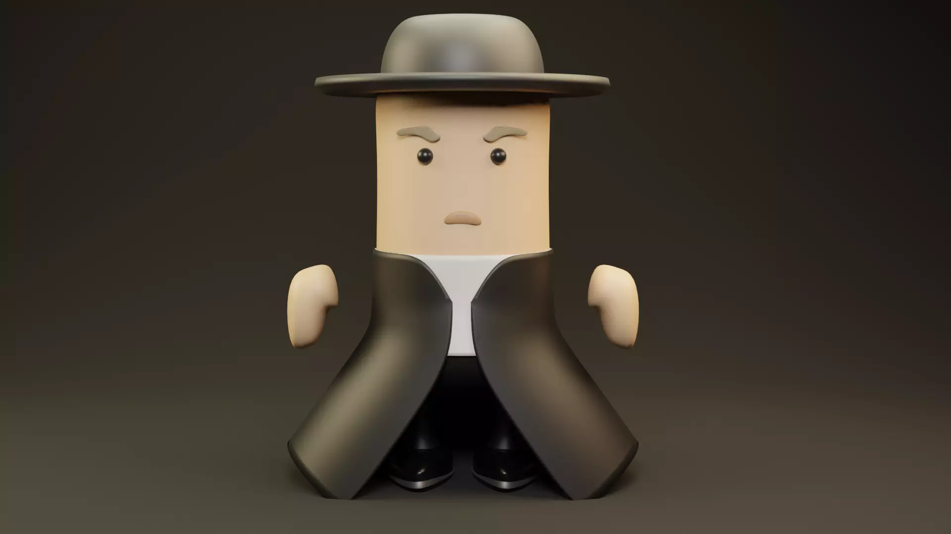 warrior potatoes Low-poly 3D model