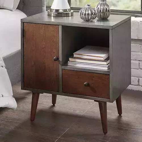 Muhammad Drawer Nightstand in Gris 3D model