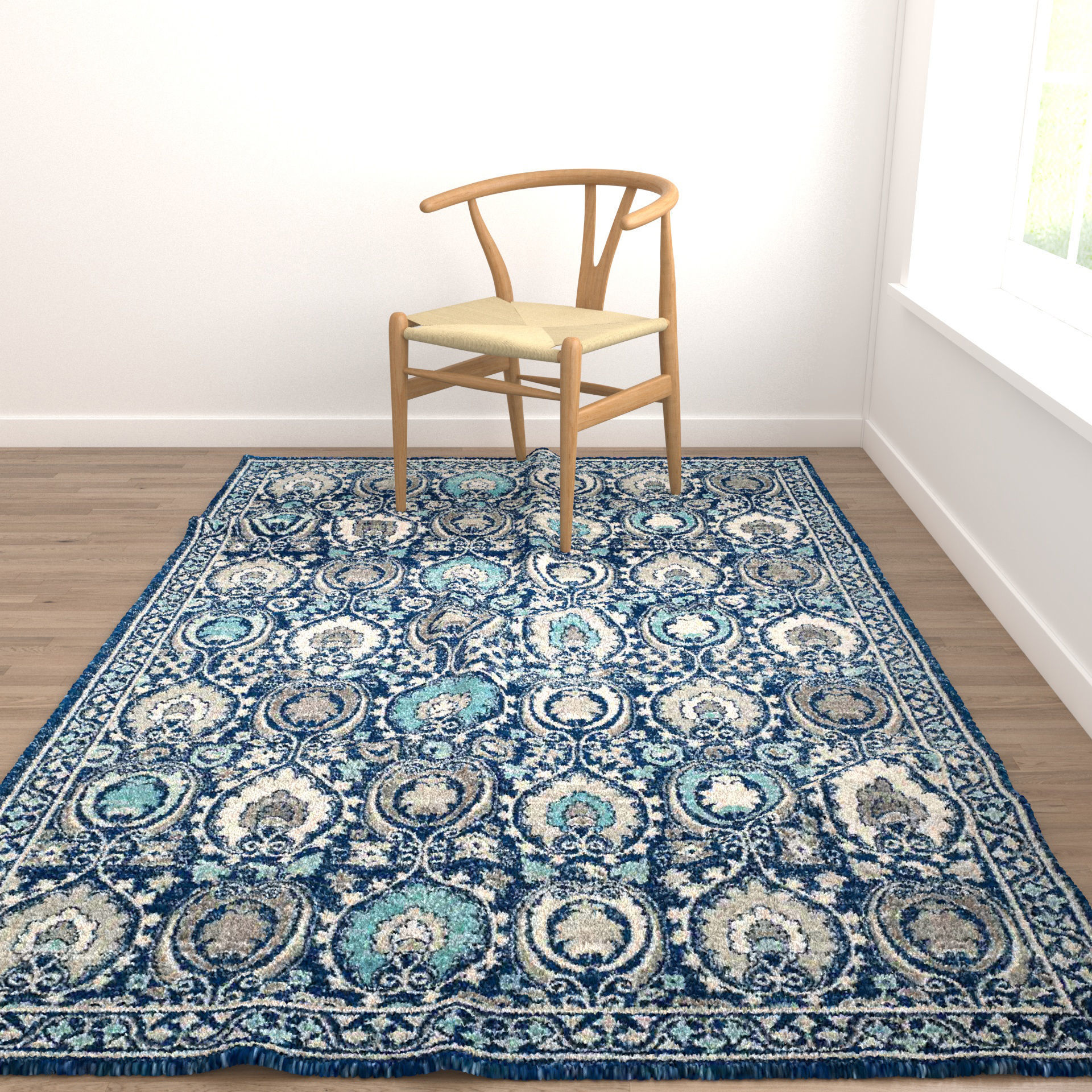 Rugs No 66 Low-poly 3D model_8