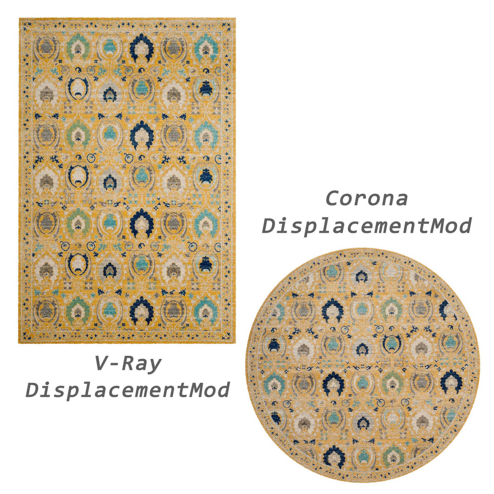 Rugs No 66 Low-poly 3D model_6