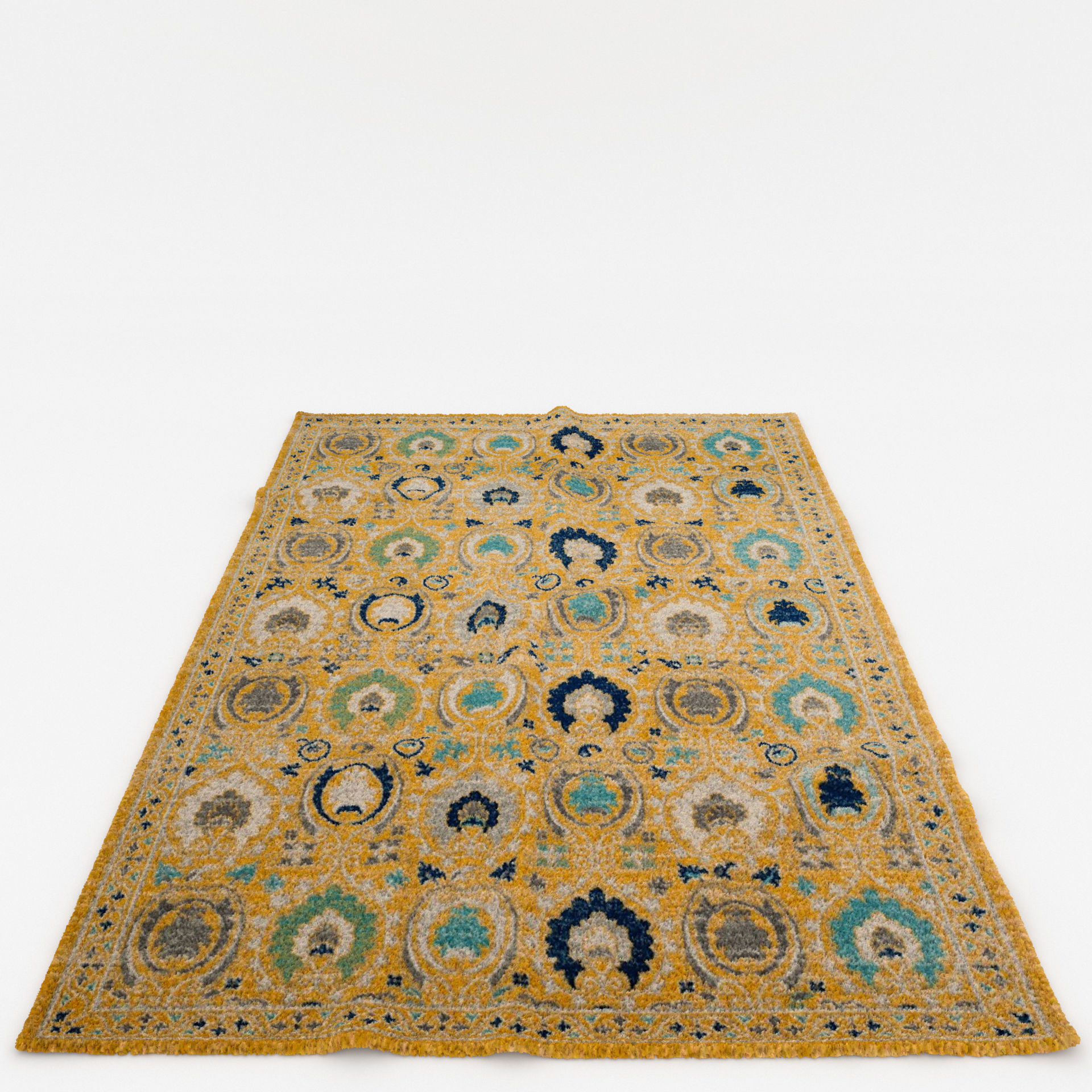 Rugs No 66 Low-poly 3D model_2