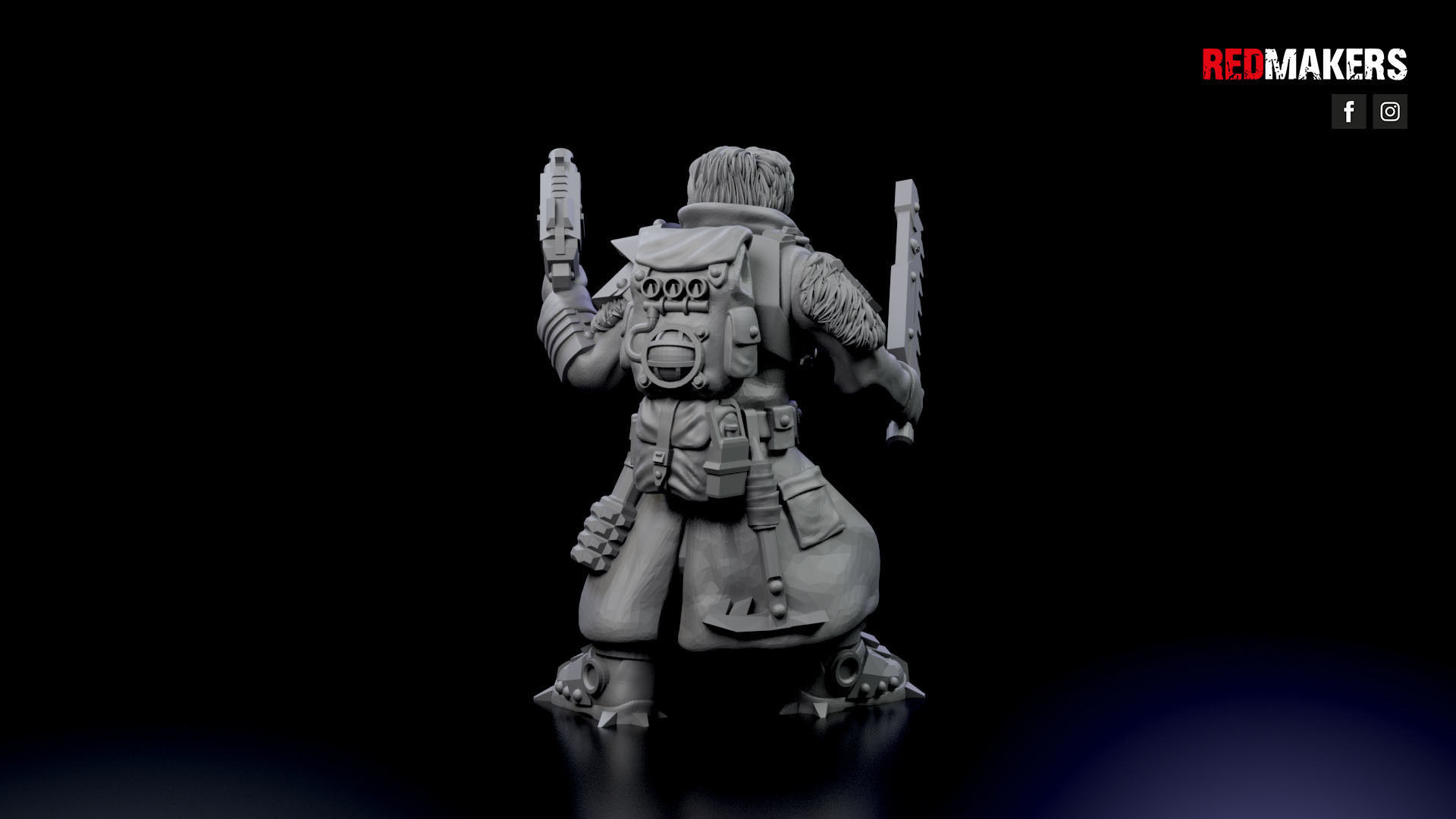 Ice Warriors - Command Squad of the Imperial Force 3D print model_12