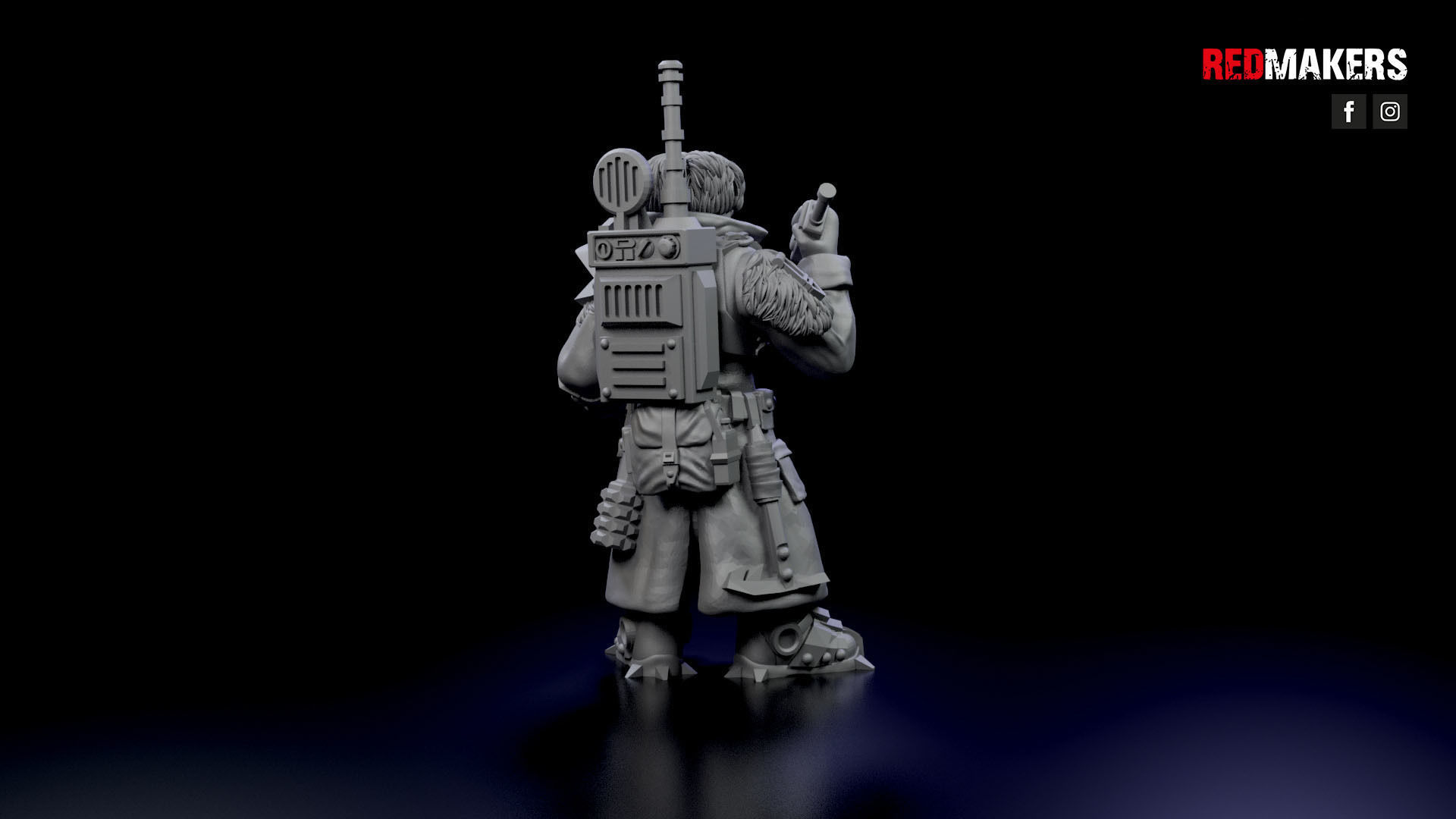 Ice Warriors - Command Squad of the Imperial Force 3D print model_10