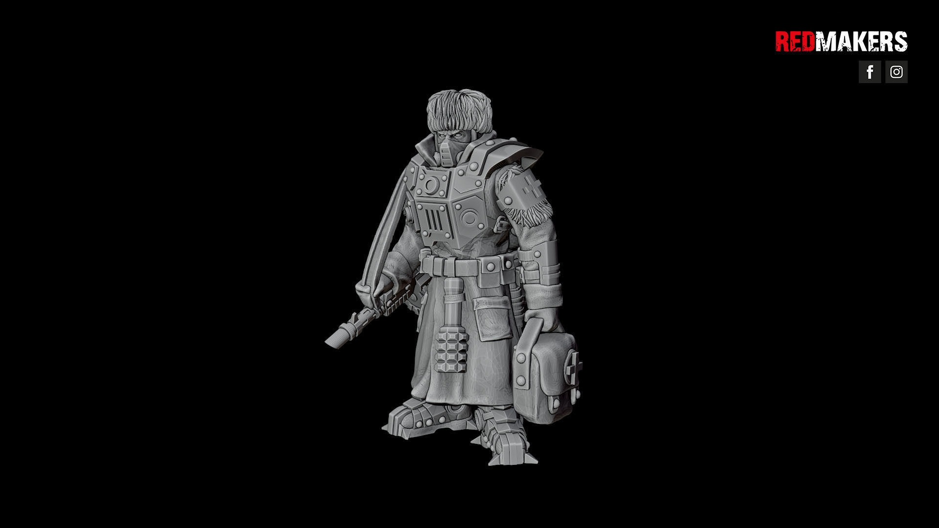 Ice Warriors - Command Squad of the Imperial Force 3D print model_22
