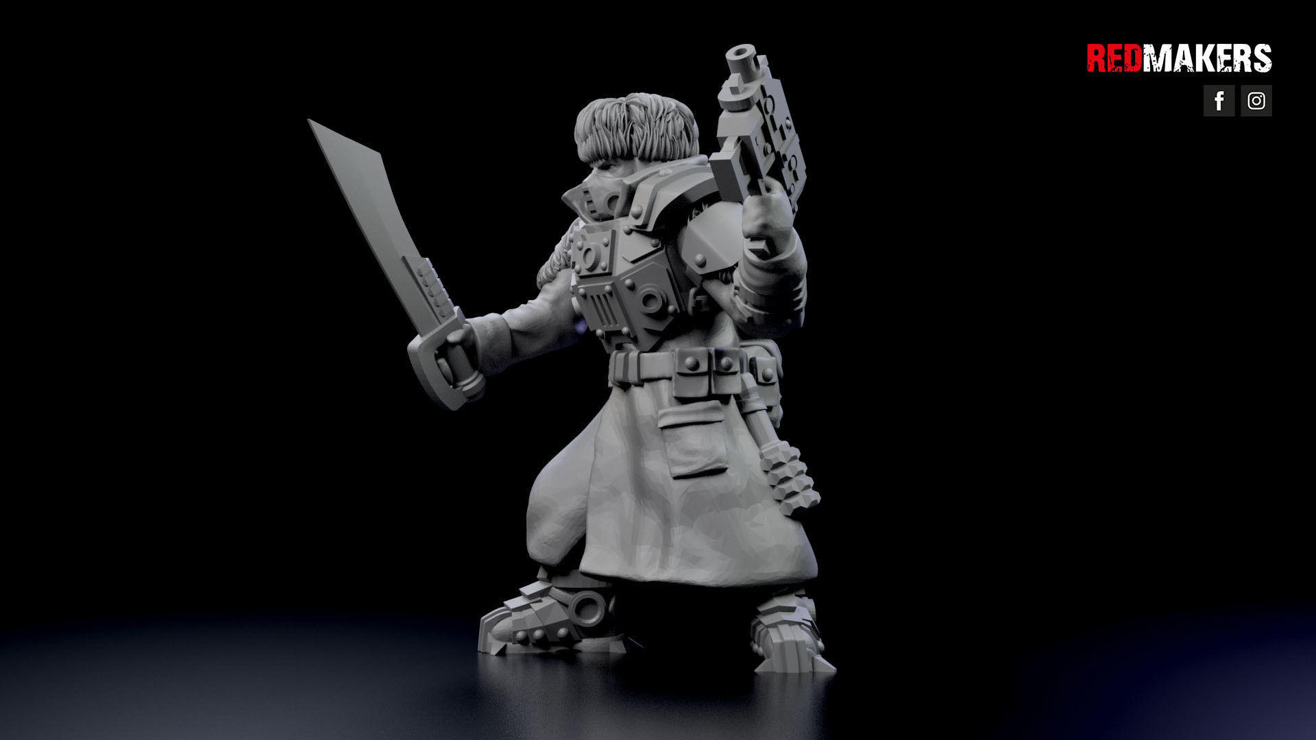 Ice Warriors - Command Squad of the Imperial Force 3D print model_15