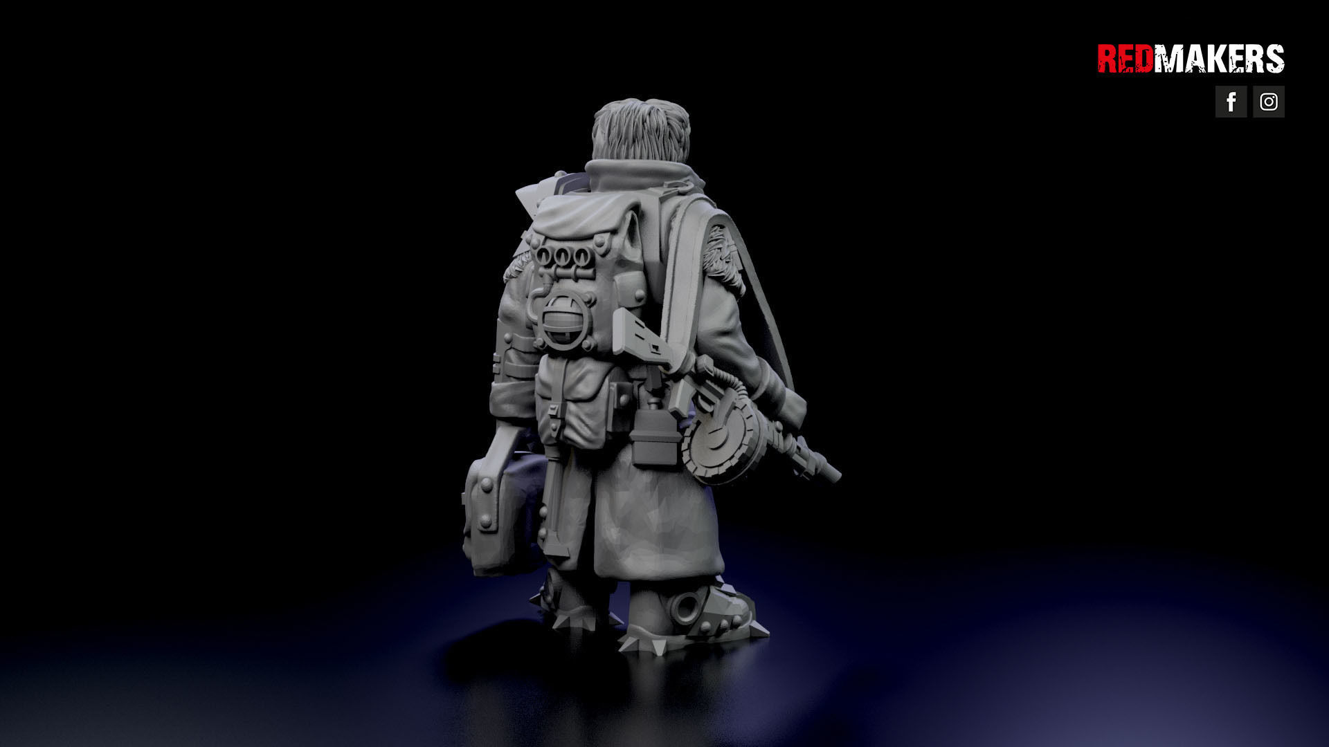 Ice Warriors - Command Squad of the Imperial Force 3D print model_8