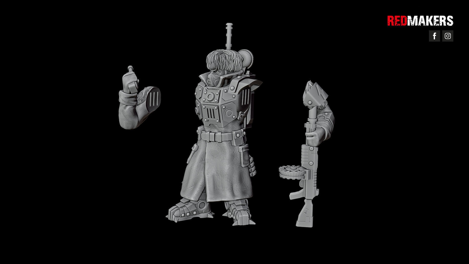 Ice Warriors - Command Squad of the Imperial Force 3D print model_27