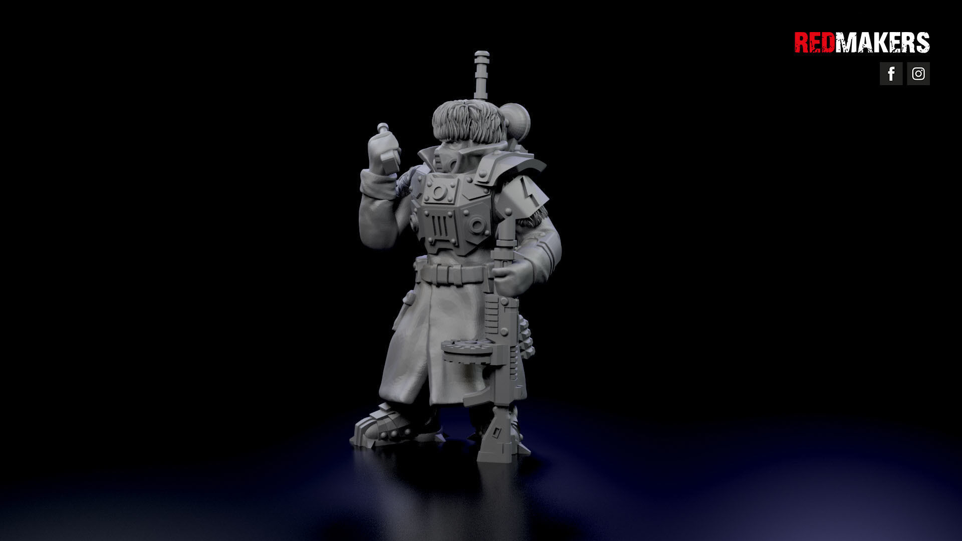 Ice Warriors - Command Squad of the Imperial Force 3D print model_9