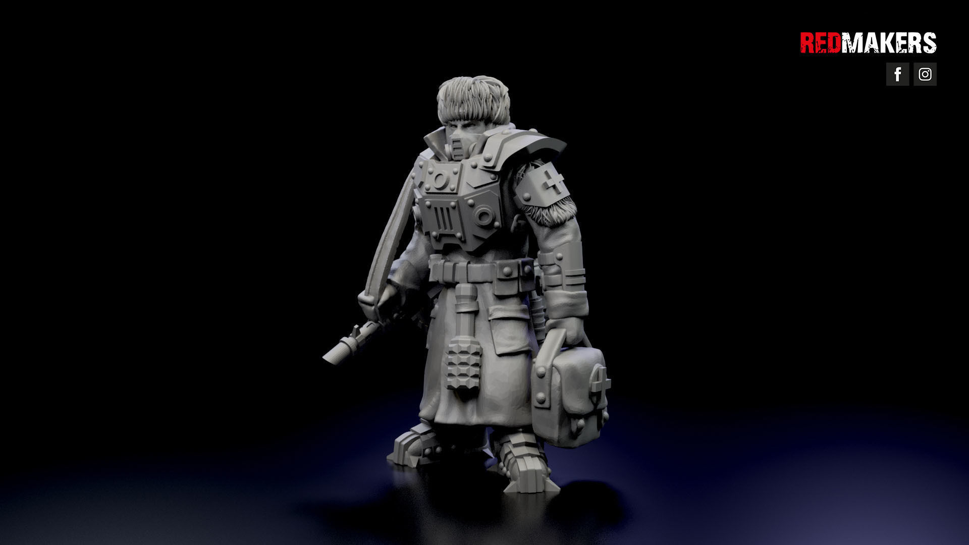 Ice Warriors - Command Squad of the Imperial Force 3D print model_7