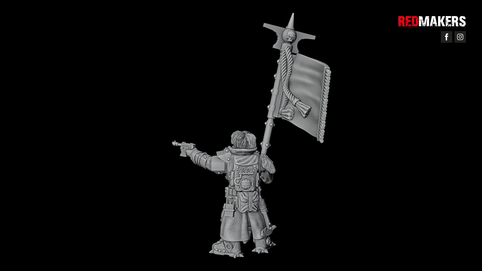 Ice Warriors - Command Squad of the Imperial Force 3D print model_20