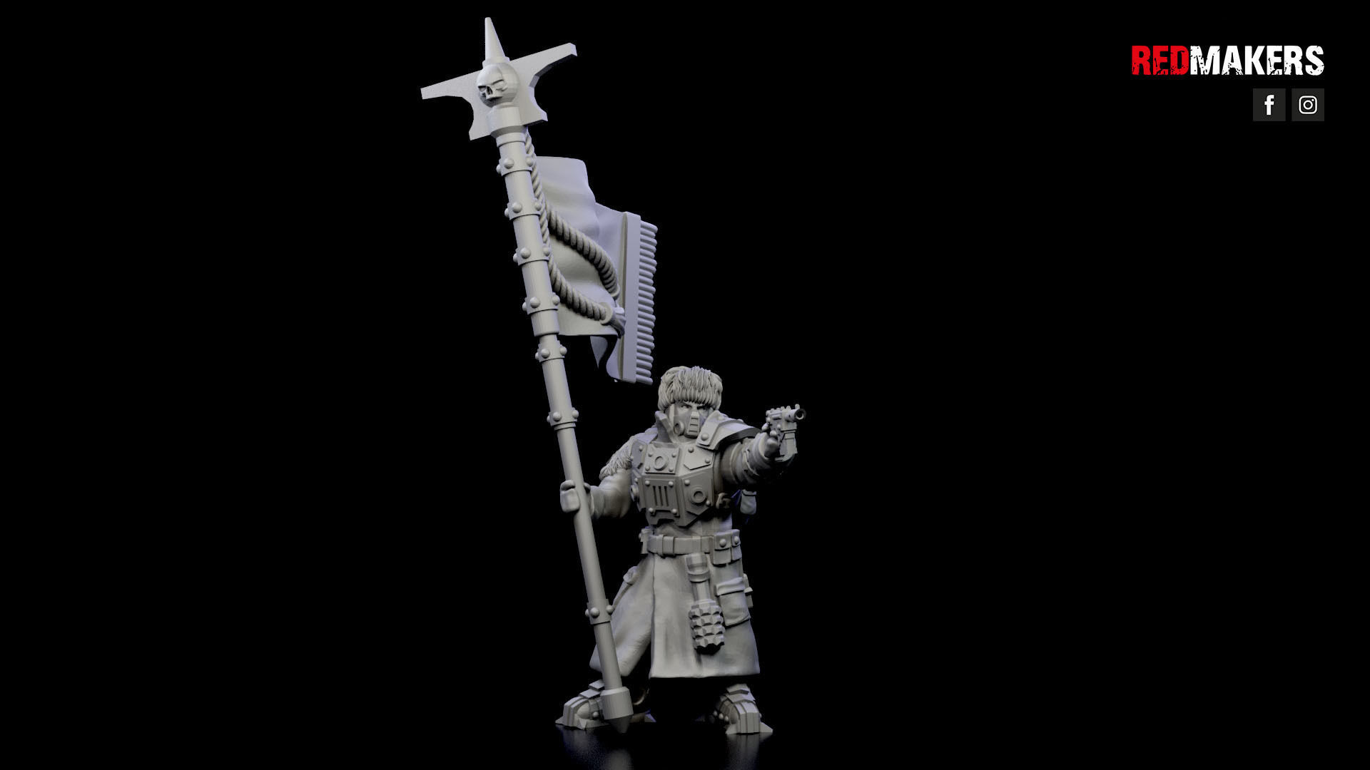 Ice Warriors - Command Squad of the Imperial Force 3D print model_5