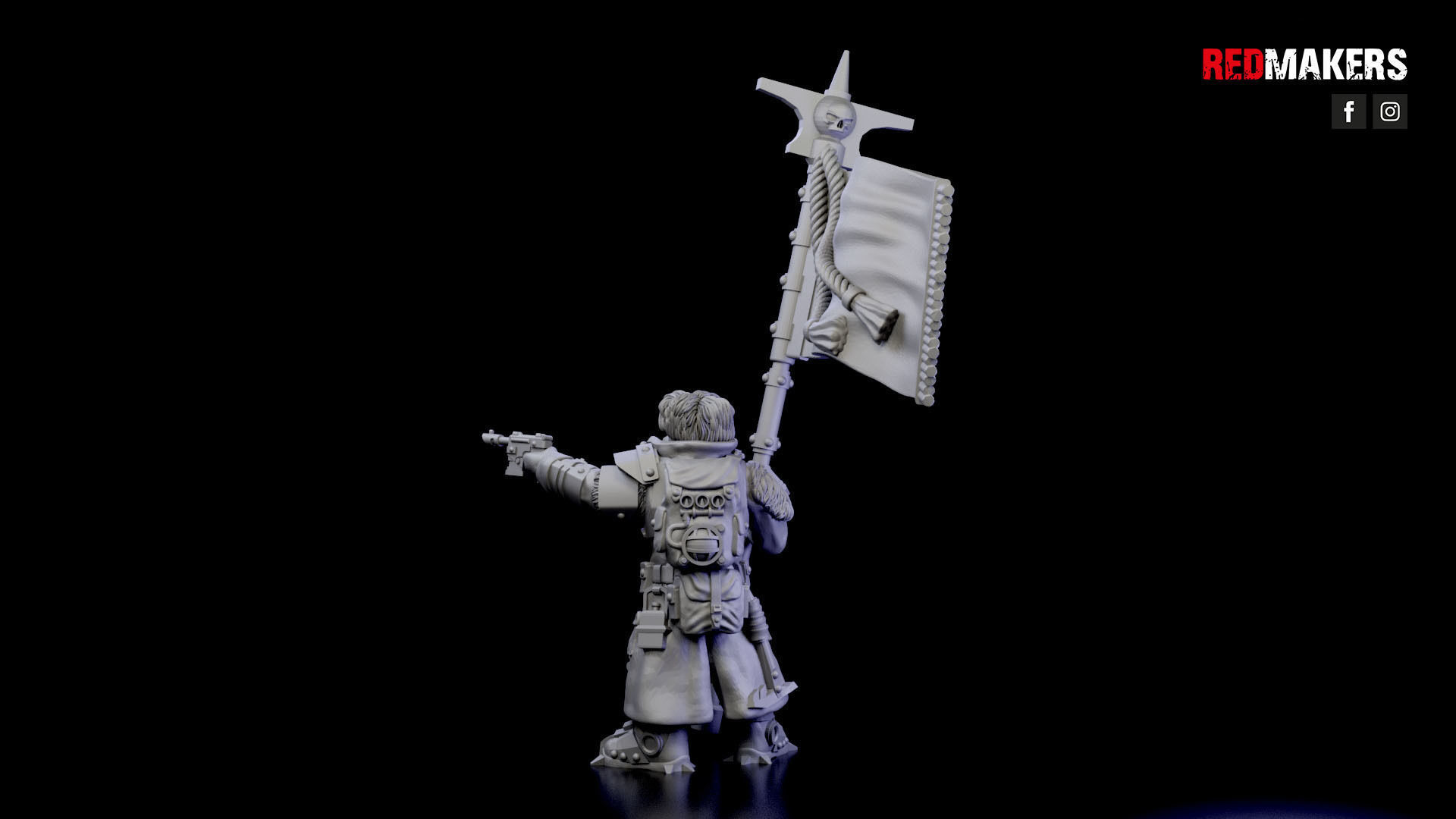 Ice Warriors - Command Squad of the Imperial Force 3D print model_6