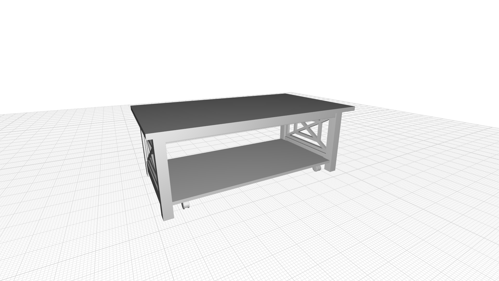 Upton Cheyney Coffee Designer Table 3D model_7