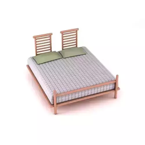 Classic Wooden Bed